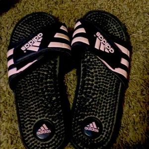 Pink and Black sandals